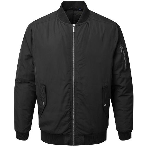 Asquith & Fox Men's Padded Bomber Black